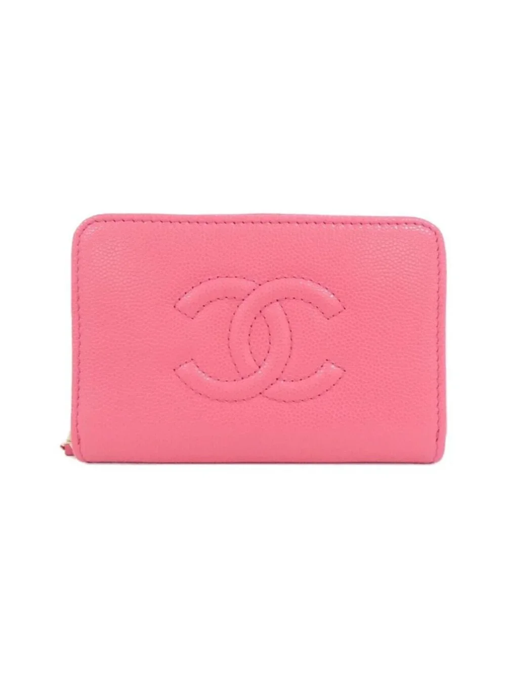 Chanel Coin Case Coin Purse Pink